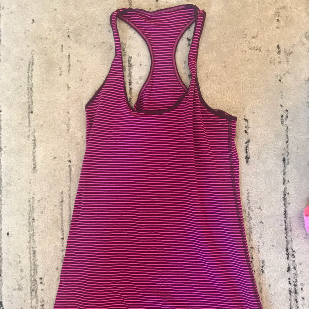 LULULEMON- striped racerback